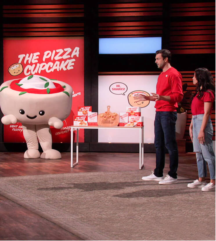 The Pizza Cup Cake at Shark Tank