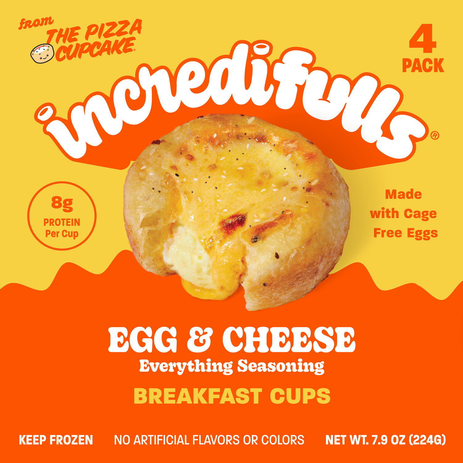 Image of egg and cheese box front