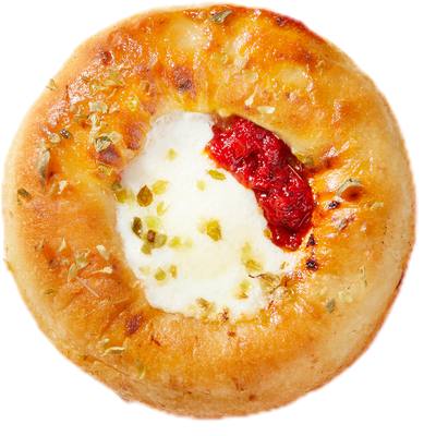 margherita pizza cupcake top