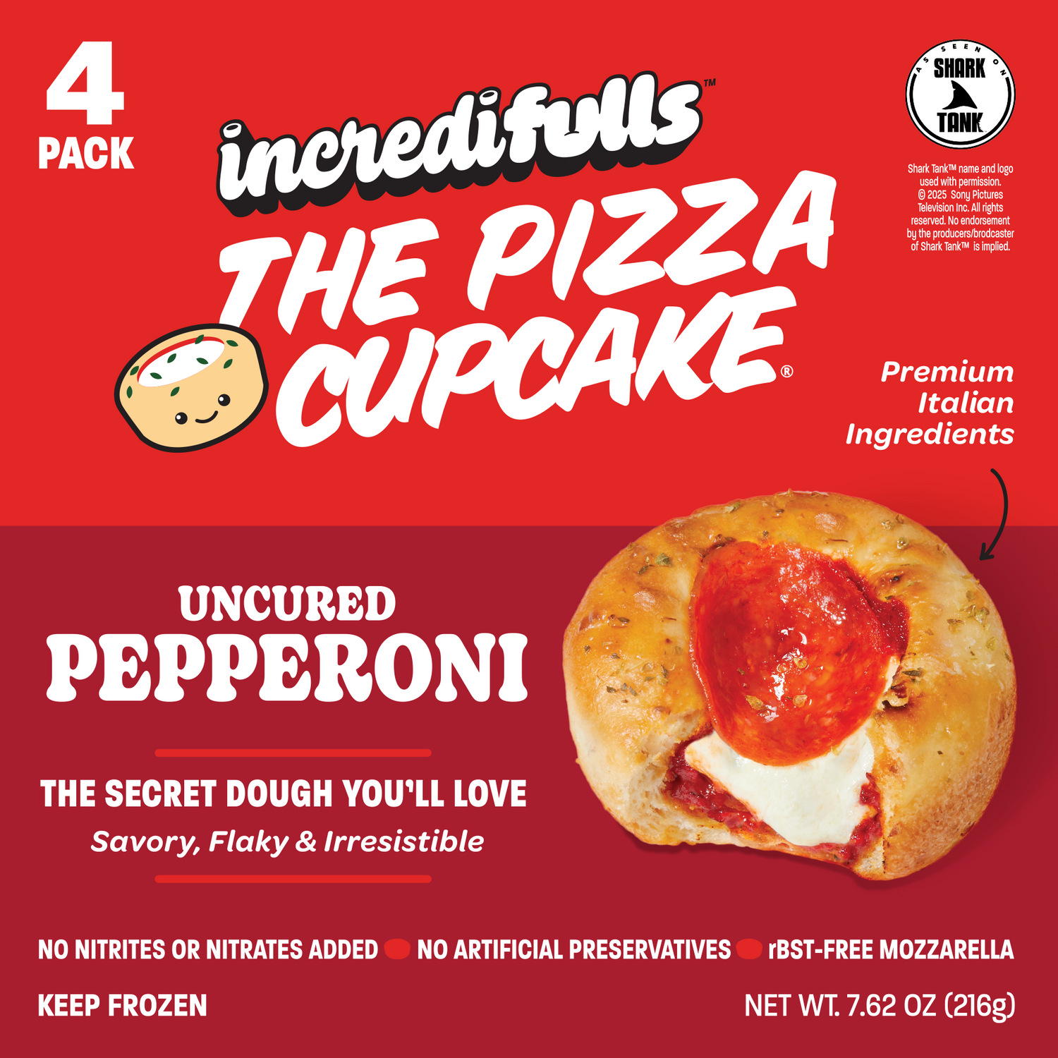 pepperoni pizza cupcake 4 pack packaging photo